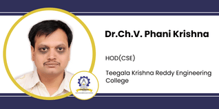 Teegala Krishna Reddy Engineering College, HOD(CSE): Dr.Ch.V. Phani Krishna Interview
